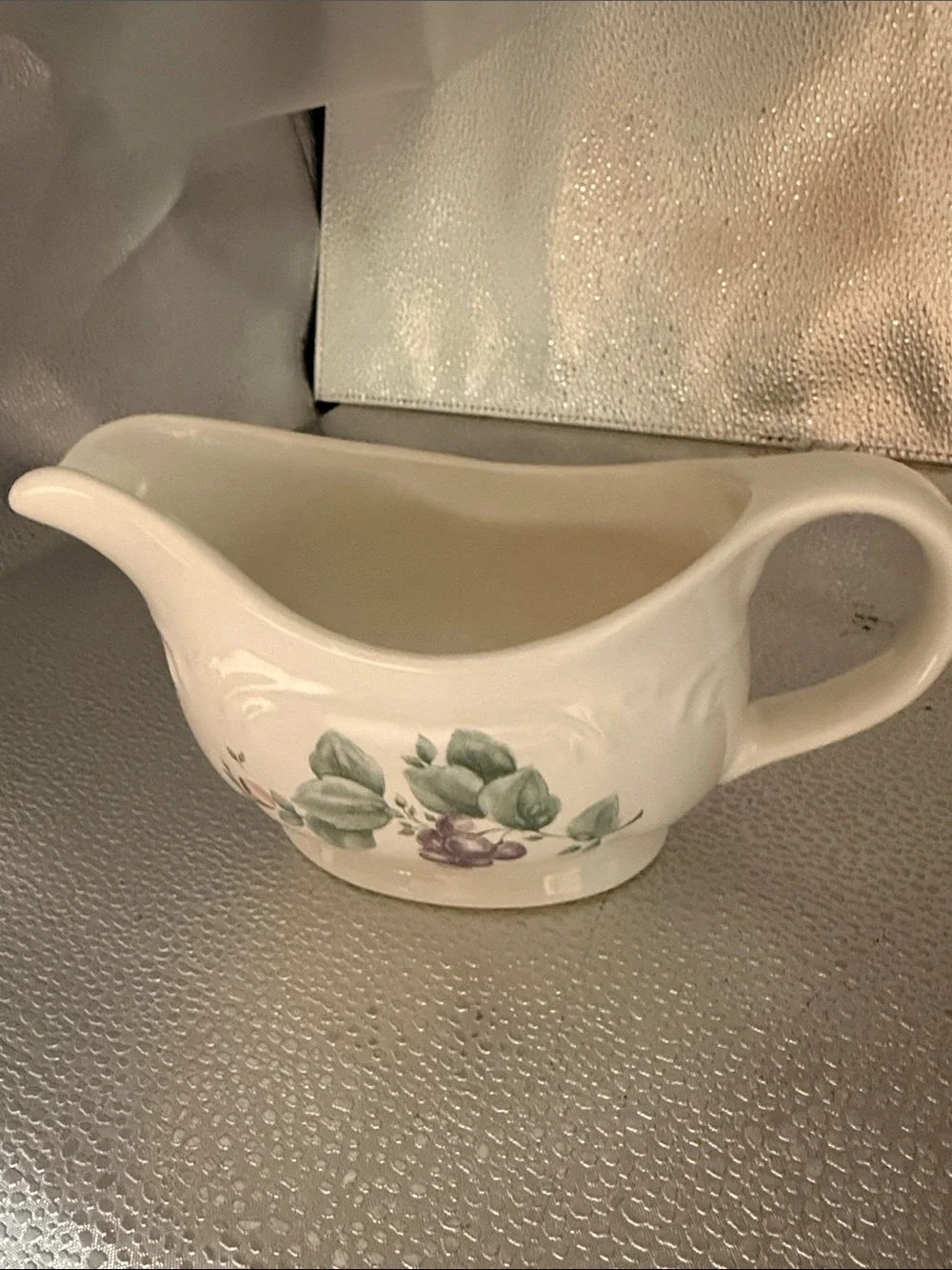 Vintage Pfaltzgraft “Grapevine” pattern Gravy Boat